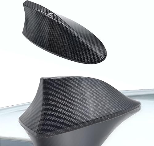 Paquete de 1 antena de aleta de tiburón para automóvil, cubierta de base de señal de radio AMFM, receptor de señal de automóvil ABS, accesorios de