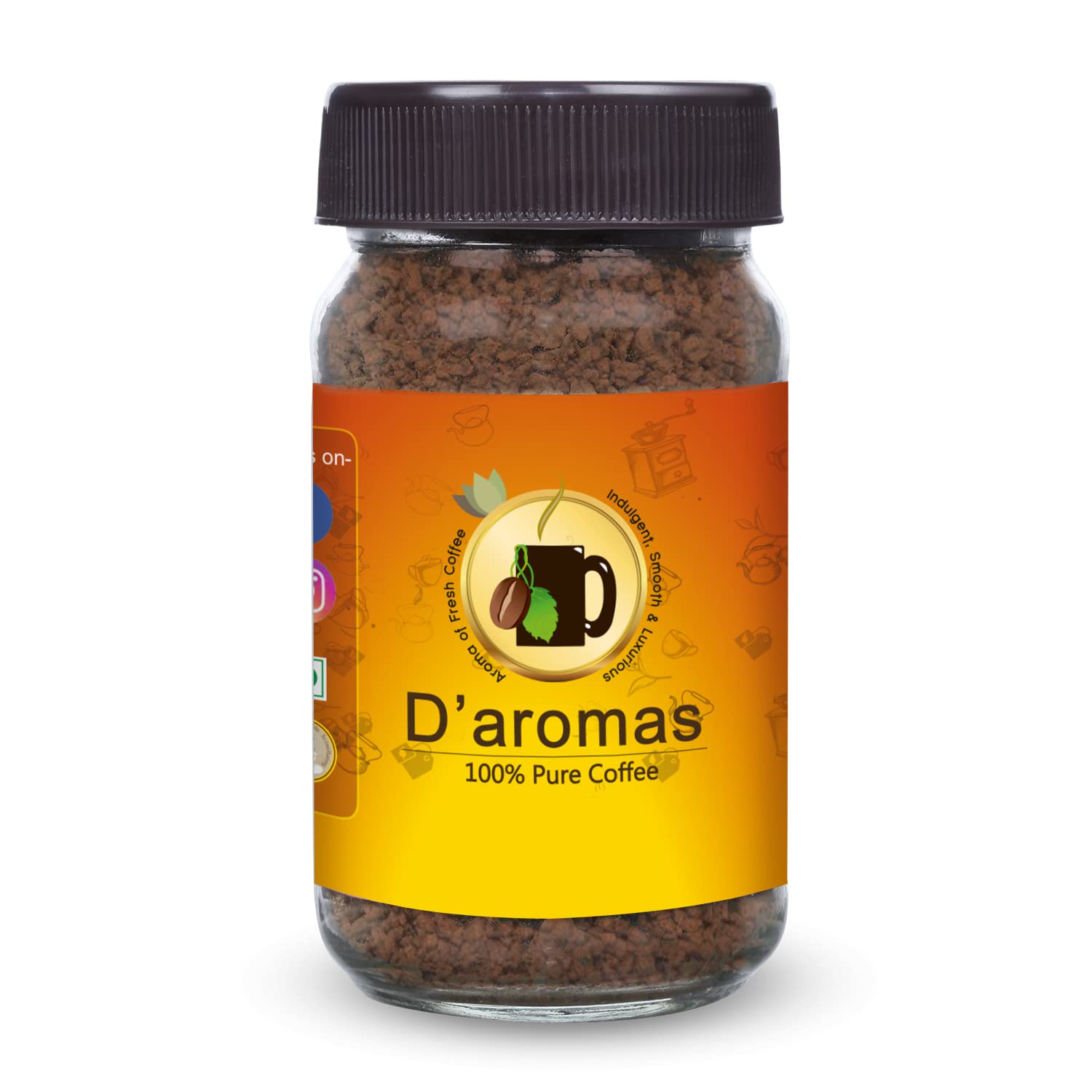 Daromas 100% Pure Coffee Powder, Instant Coffee,100g Coffee Bottle, No Chicory Coffee, Rich & Strong Taste (Pack Of 1) (B0C14ZN294) Amazon Price History, Amazon Price Tracker