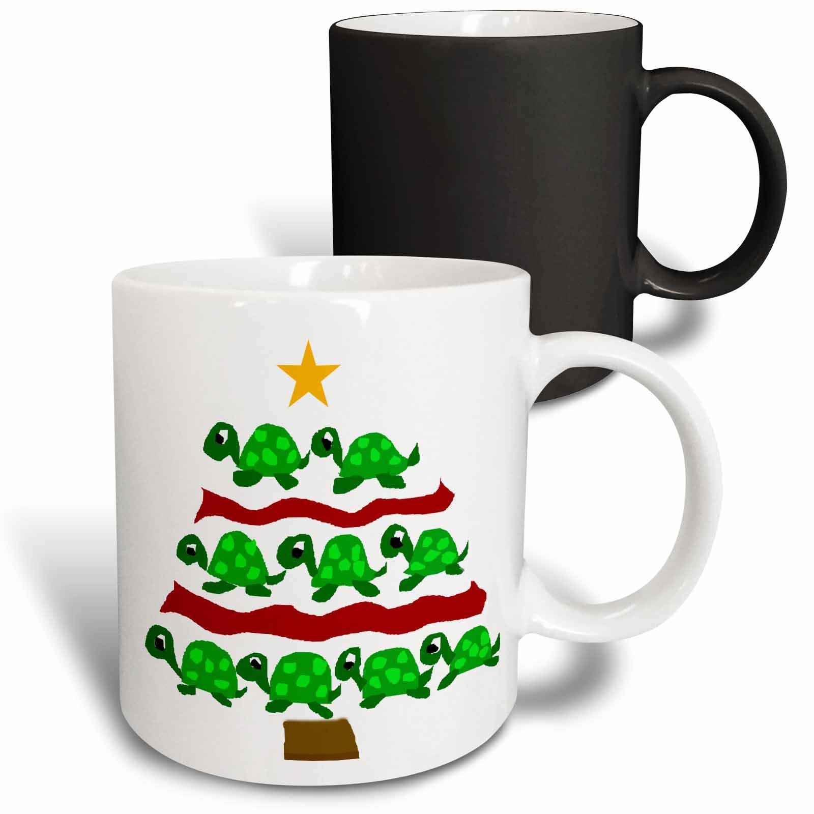 3dRose Mug_222130_3, Cerámica, Negro/Blanco