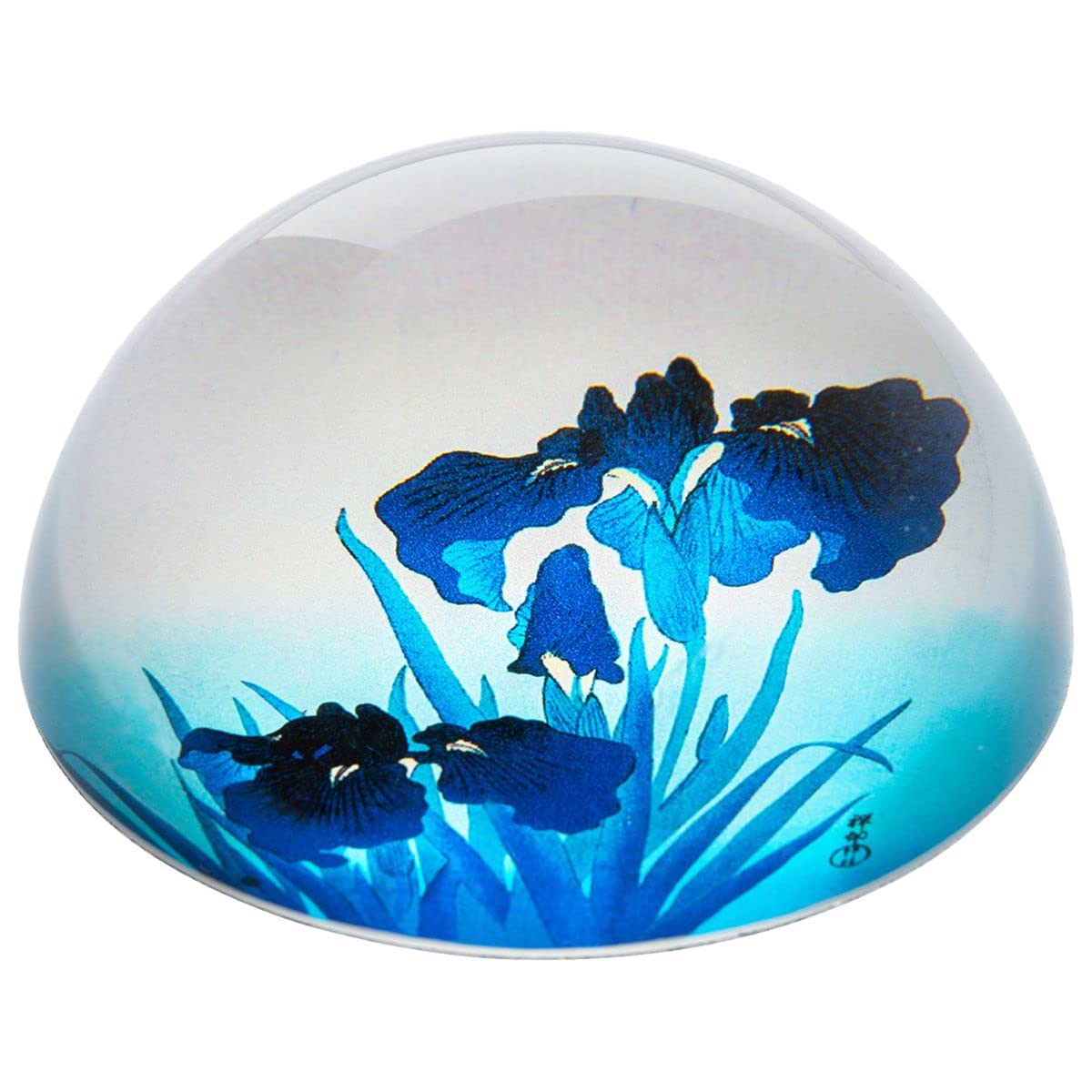 John Beswick Pkos3 Koson Irises Paperweight