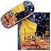 Produktbild VON LILIENFELD Brillenetui Vincent van Gogh: Nachtcafé Hardcase Box Leicht Edel Geschenk Stabil Set mit Putztuch Kunst Damen Herren