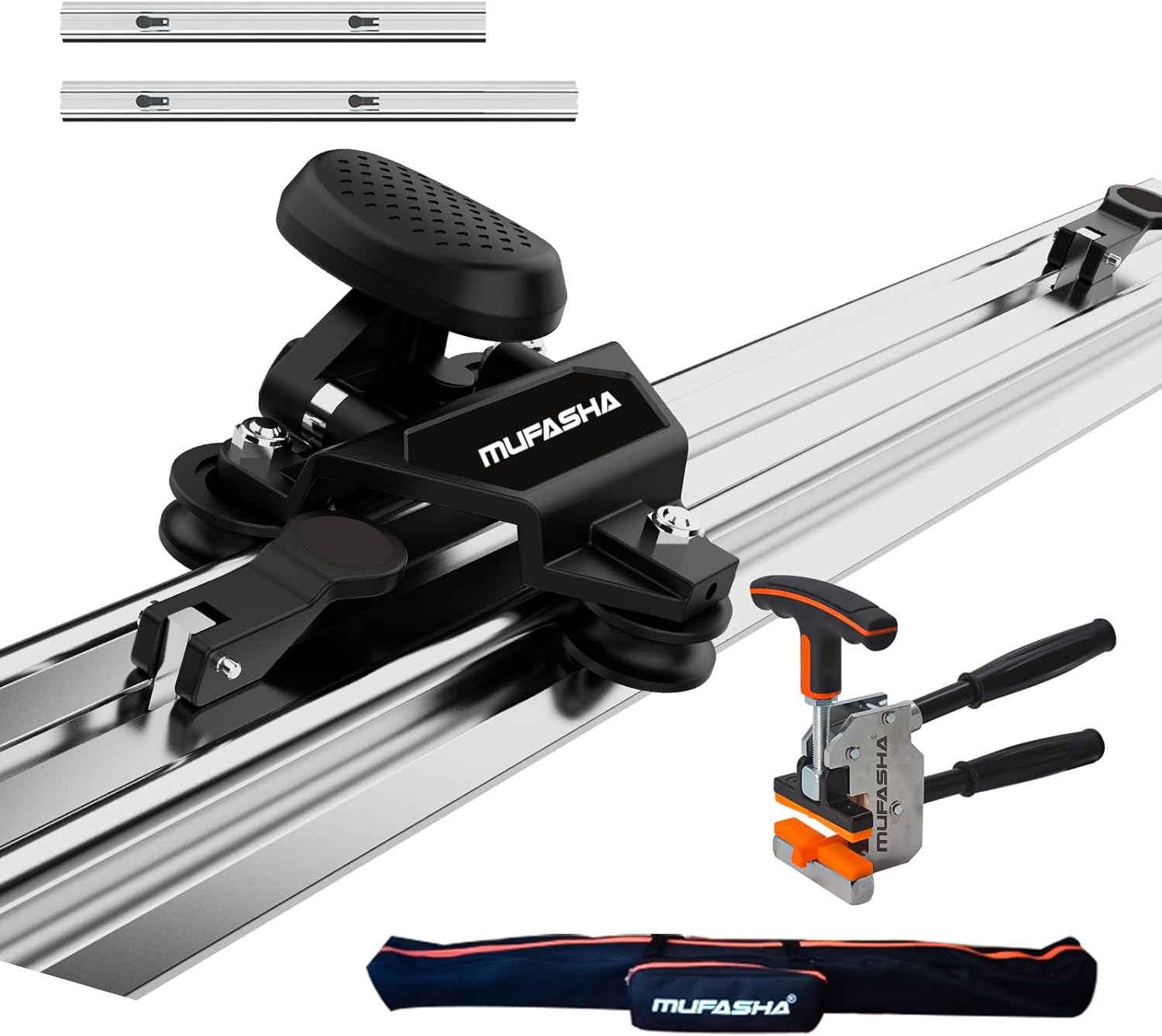 70 Inch Large Manual Tile Cutter with Aluminum Alloy Rails Porcelain Ceramic Tile Cutter With Case Cutting Length Up To 62.9 Inches