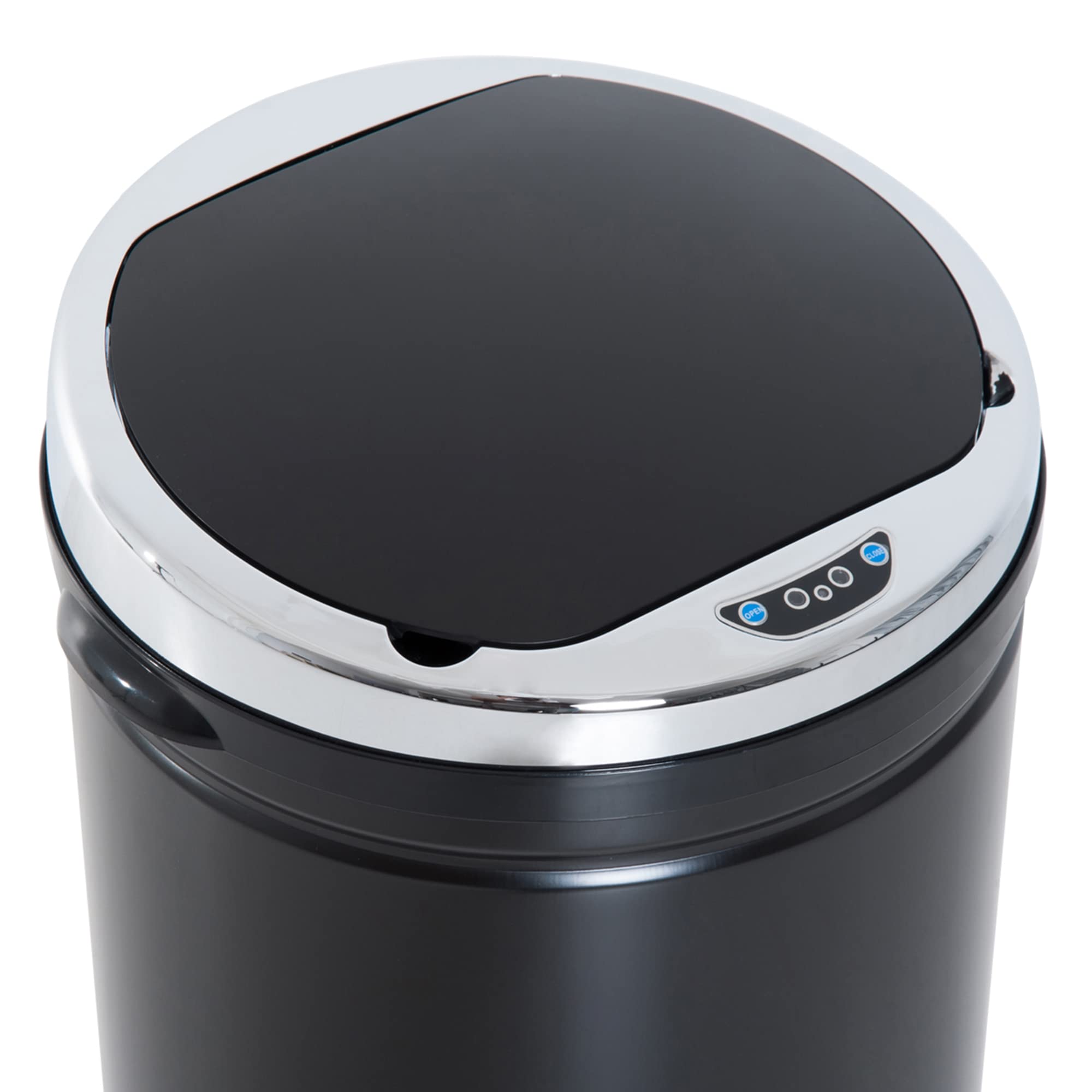 HOMCOM Sensor Mülleimer 42L mit Inneneimer für Küchen Büro Schwarz | Automatischer Mülleimer, Abfalleimer, Bewegungssensor, Abfallbehälter, Müllbehälter, Schlafzimmer