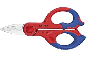 KNIPEX Electrician's Shears, High Leverage Cable & Wire Cutter