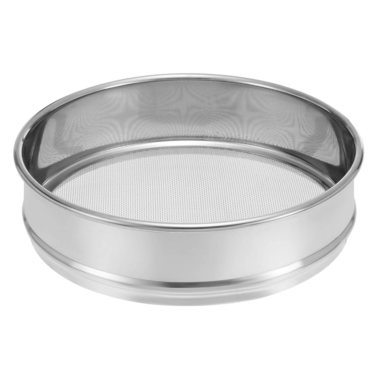 PATIKIL 18 Mesh Lab Sieve, 8" Diameter Test Sieve 304 Stainless Steel Wire Cloth (1mm) for Industrial Laboratory