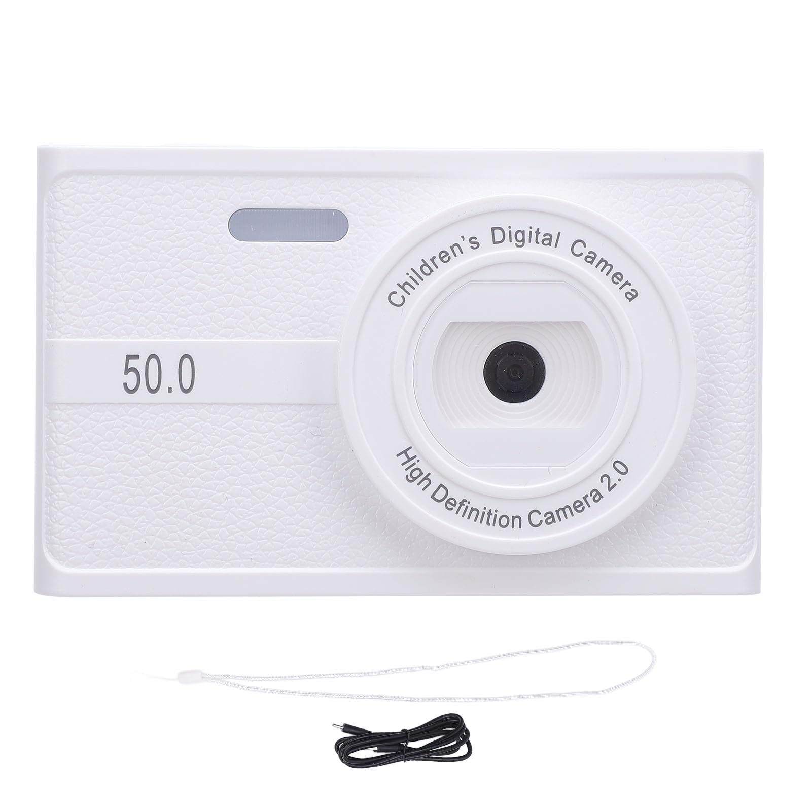 48MP Digital Camera with 1080p Video, Dual Lens Camera with Auto Focus, 8X Digital Zoom, Compact Camera with 2.36 Inch TFT Screen for Travel, Vlogging (White)-image-4