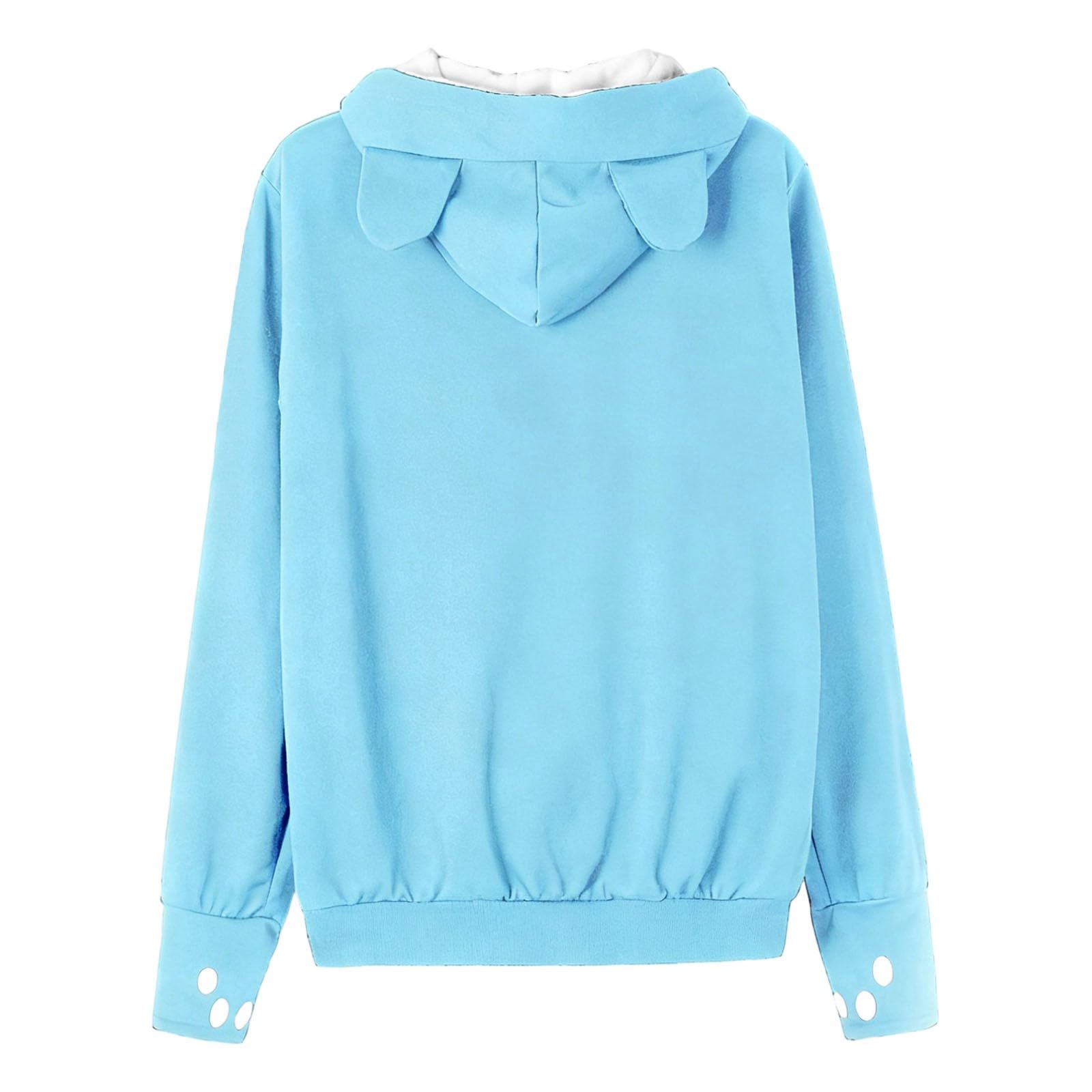 Sudadera con Capucha de Invierno con Bolsillos Grandes, Jersey de Forro Polar Acogedor, Top Informal para la Temporada de otoño
