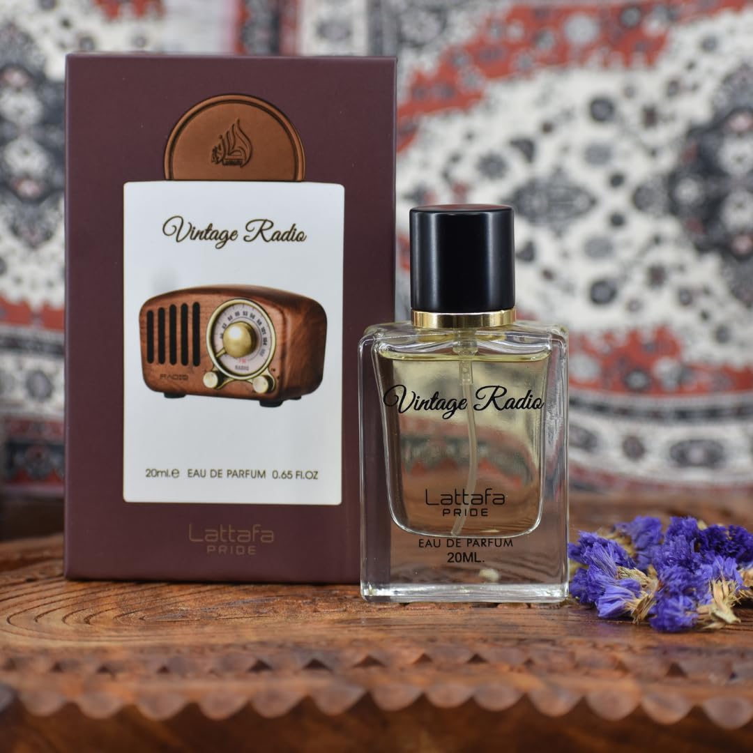 Lattafa Perfumes Vintage Radio 20Ml (0.6oZ) | Lavender, Sage