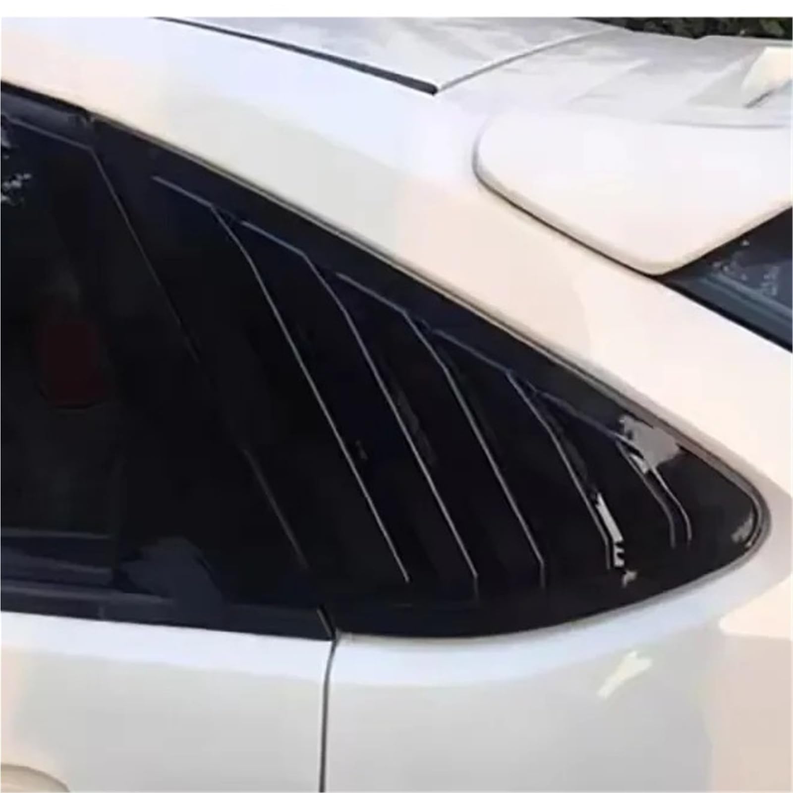 Auto FensterläDen Heckscheiben-Rollo Für Ford Für Focus MK2 Fließheck 2005-2011 Auto Hinten Seite Fenster Lamellen Set Sonnenschutz Windschutzscheibe Abdeckung(Black)