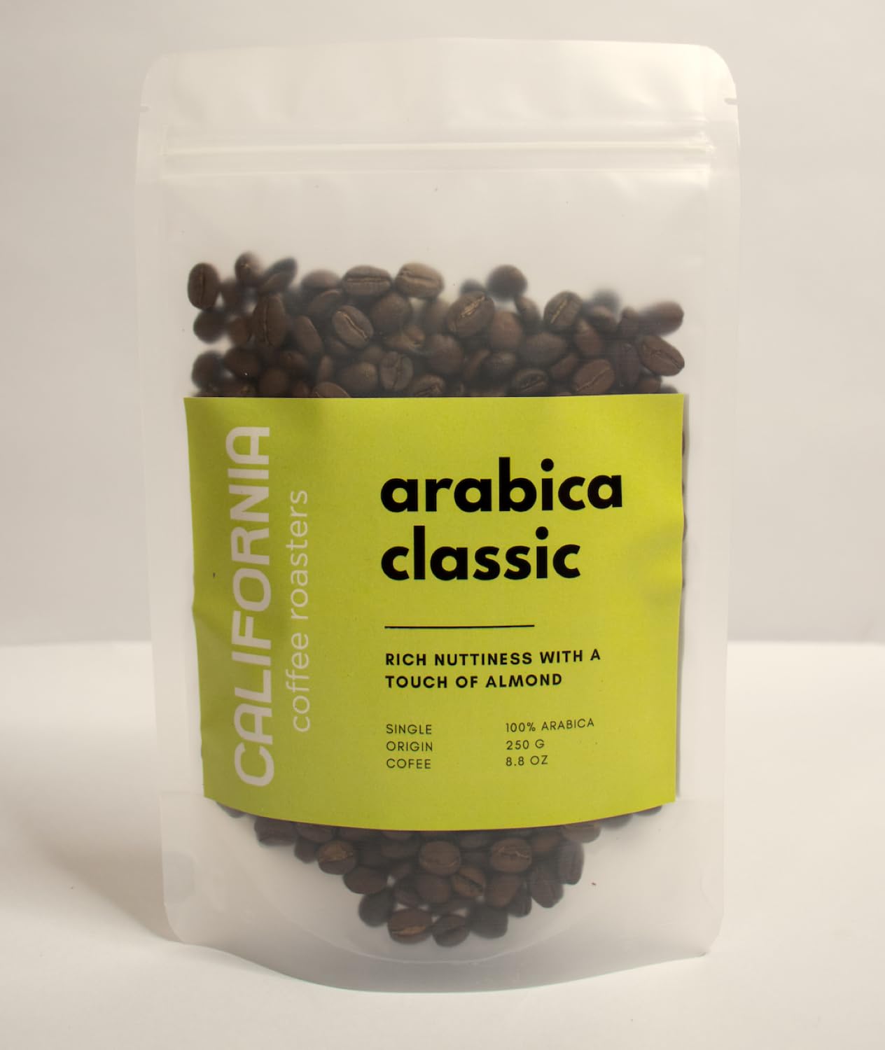 California Coffee Roasters - Single Origin Arabica Classic Coffee, 8.8oz I Rich Nuttiness With a Touch of Almonds (250g) (South Indian Filter)