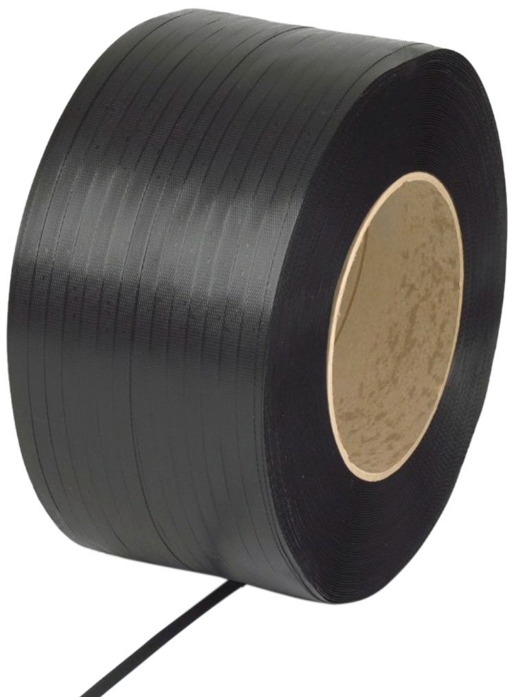 PAC Strapping 48M.32.3199 1/2 Machine Grade Black Polypropylene Strapping, 9,900' Length