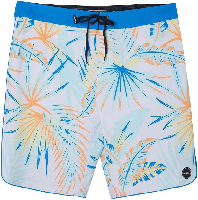 O'NEILL Boys Hyperfreak Tropic Shadow Swim, White