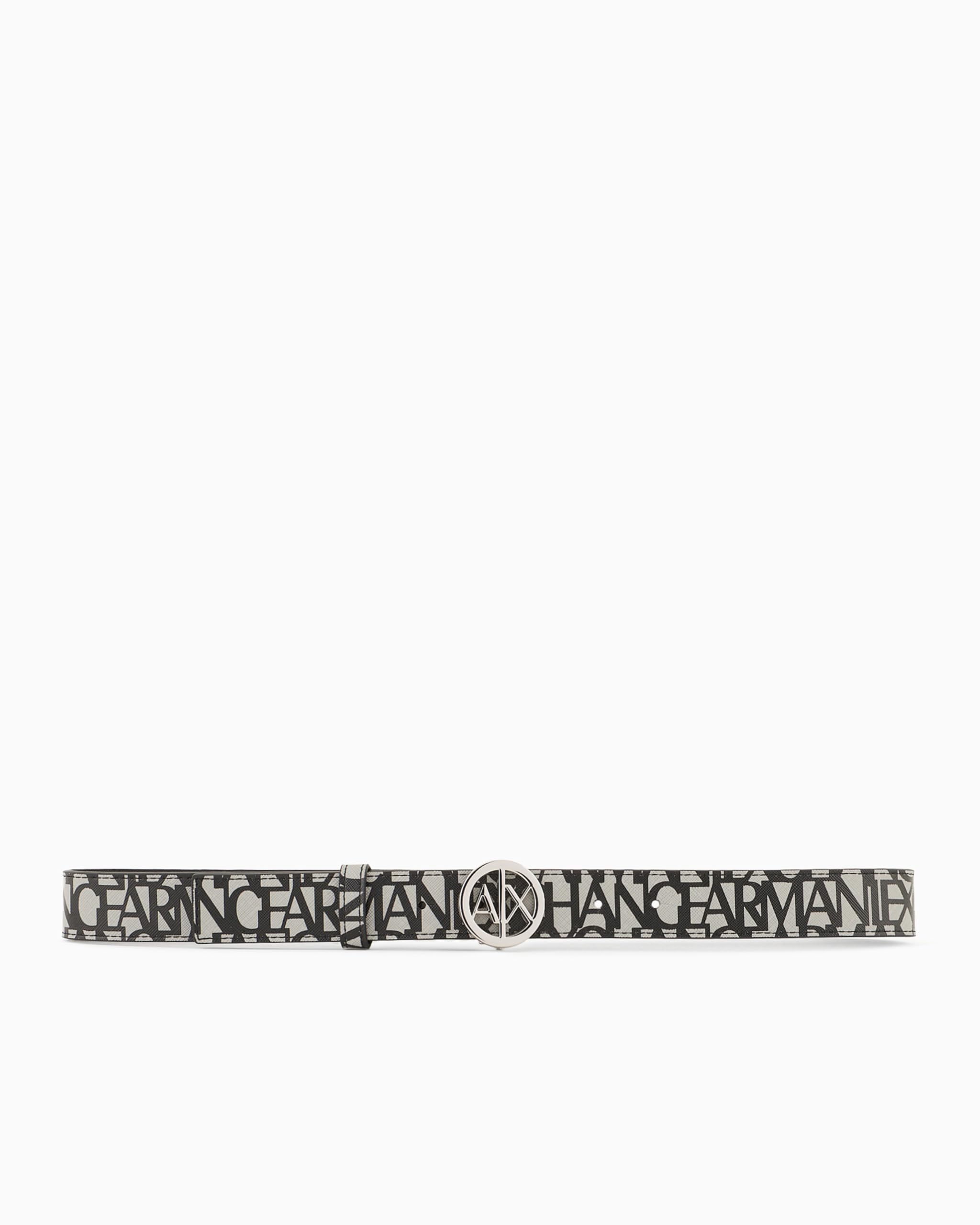 A | X ARMANI EXCHANGE donna Allover Logo BeltBelt