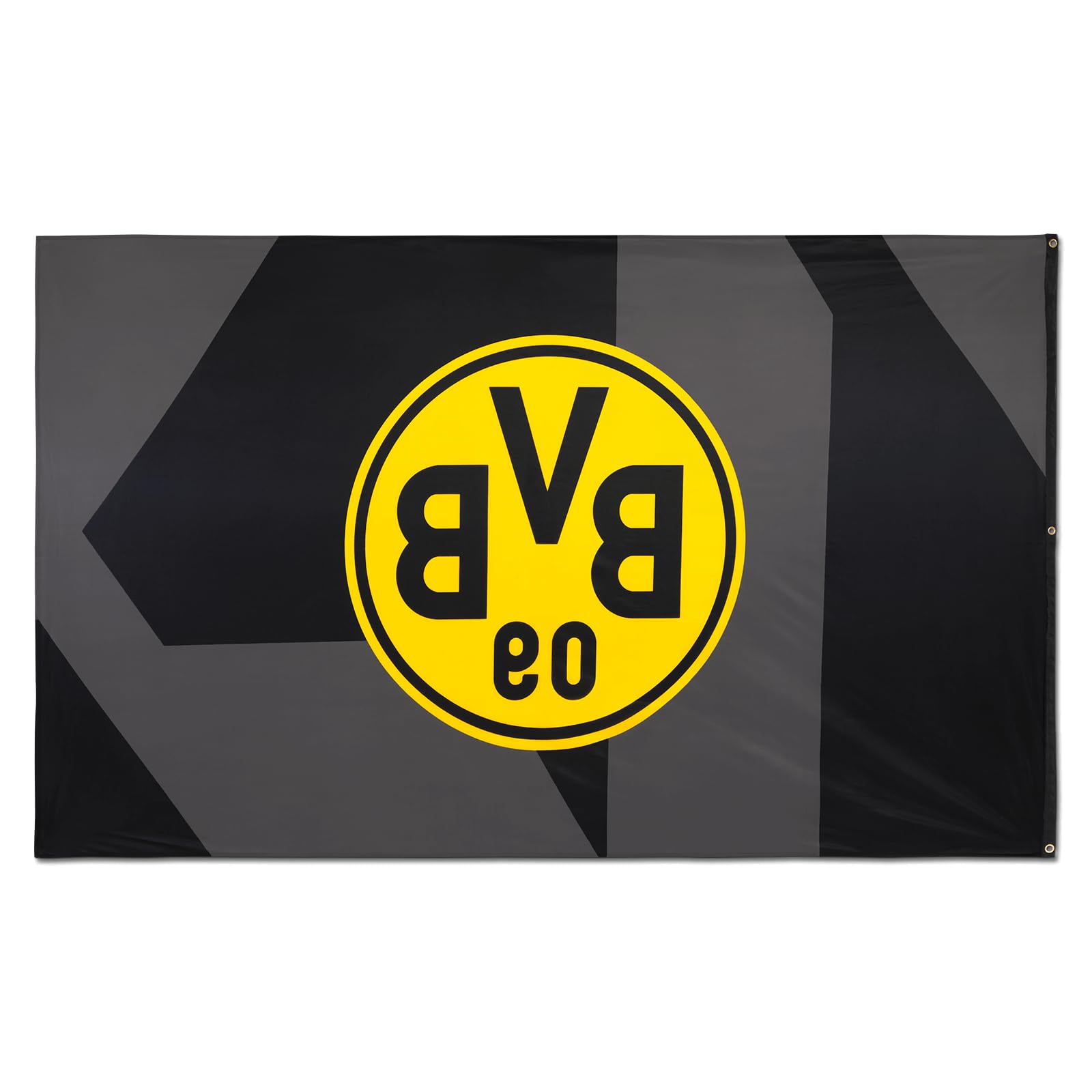 Borussia Dortmund BVB-Hissfahne schwarz 250x150cm