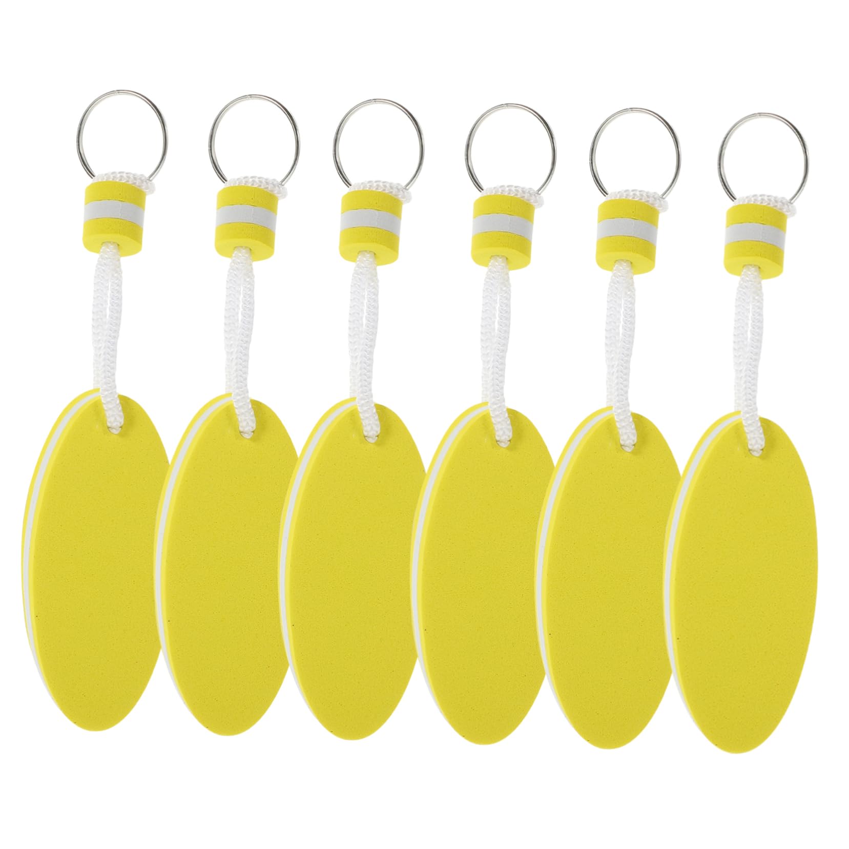 INOOMP 24pezzi Portachiavi Galleggiante Per Sport Acquatici Ciondoli Decorativi Leggeri e Resistenti Accessori Per Kayak e Attività Nautiche Galleggiante Per Chiavi e Portachiavi