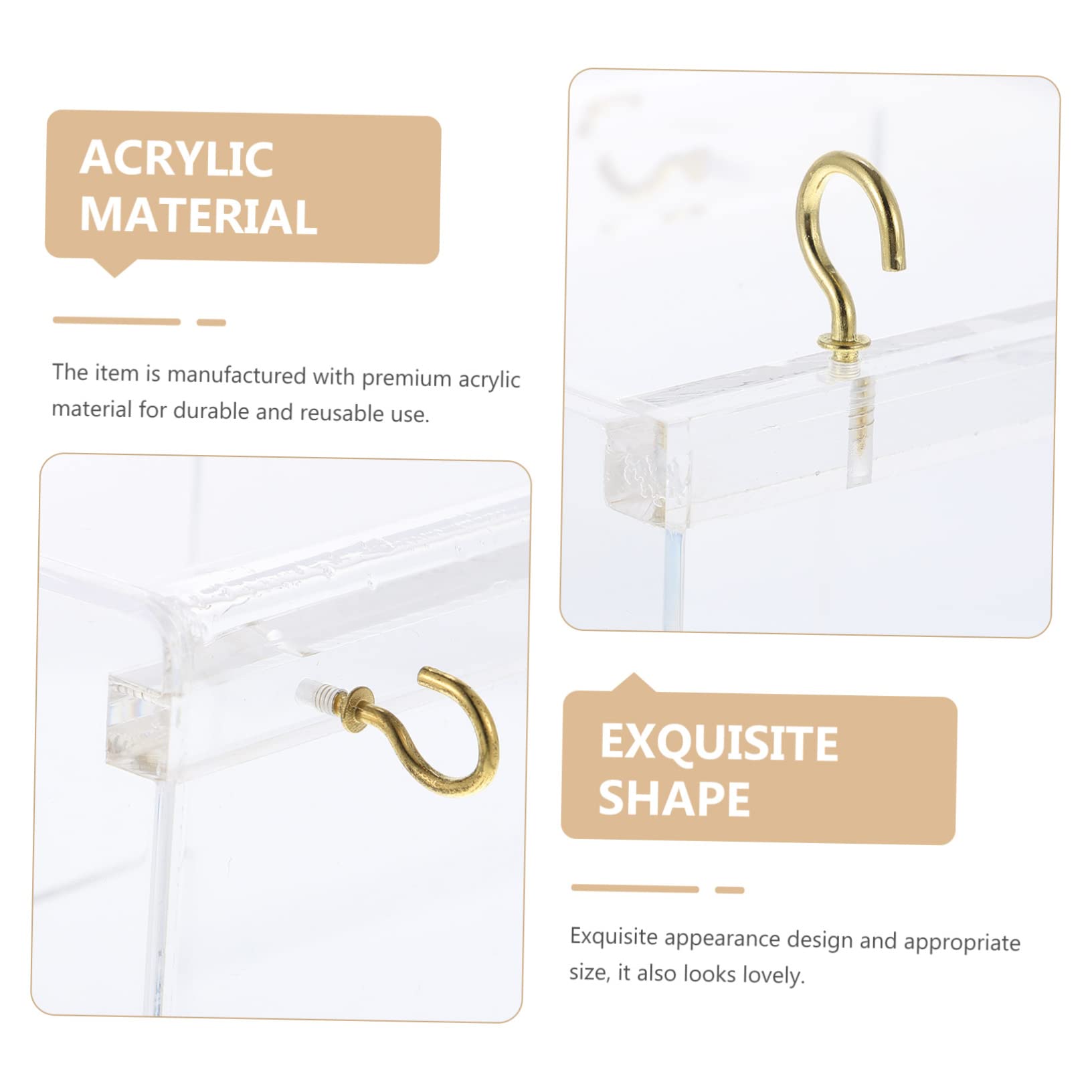 Happyyami Culla da Bagno per Uccelli Trasparente Vasca per Pappagalli e Uccelli da Appendere alla Gabbia Accessorio per Bagno e Benessere dei Tuoi Volatili Piccola