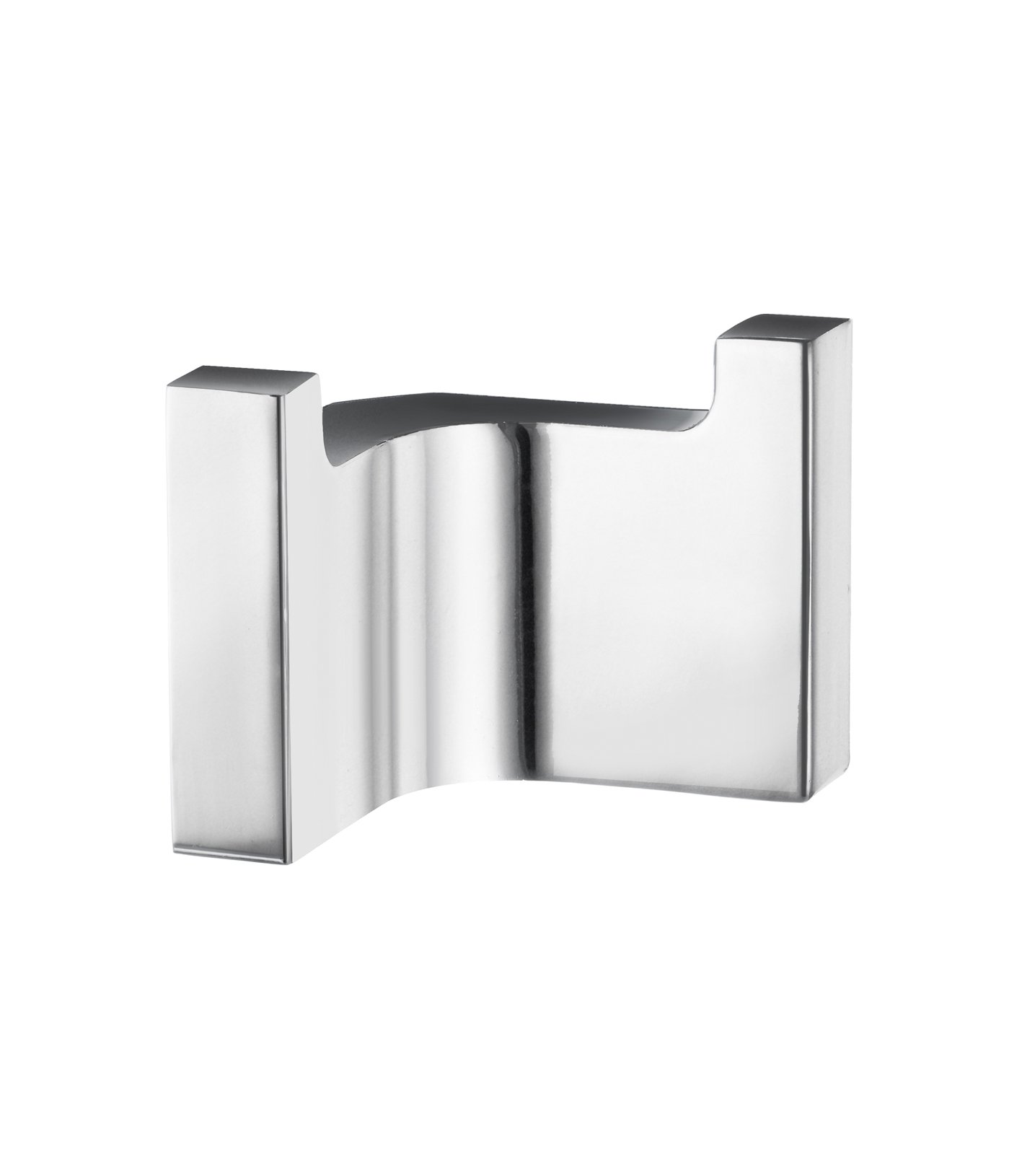 Smedbo GK122 Double Towel Hook, Polished Chrome