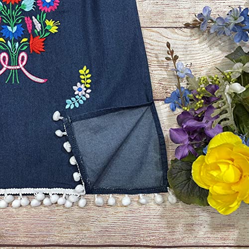 Infants and Little Girls Traditional Mexican Embroidered Cotton Dresses4