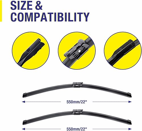 Vista 83 de Filtro genérico de repuesto de limpiaparabrisas trasero de 12 pulgadas para Lincoln MKT2019-2010/GMC Yukon 2014-2007/Buick Enclave 2017-2008 Back