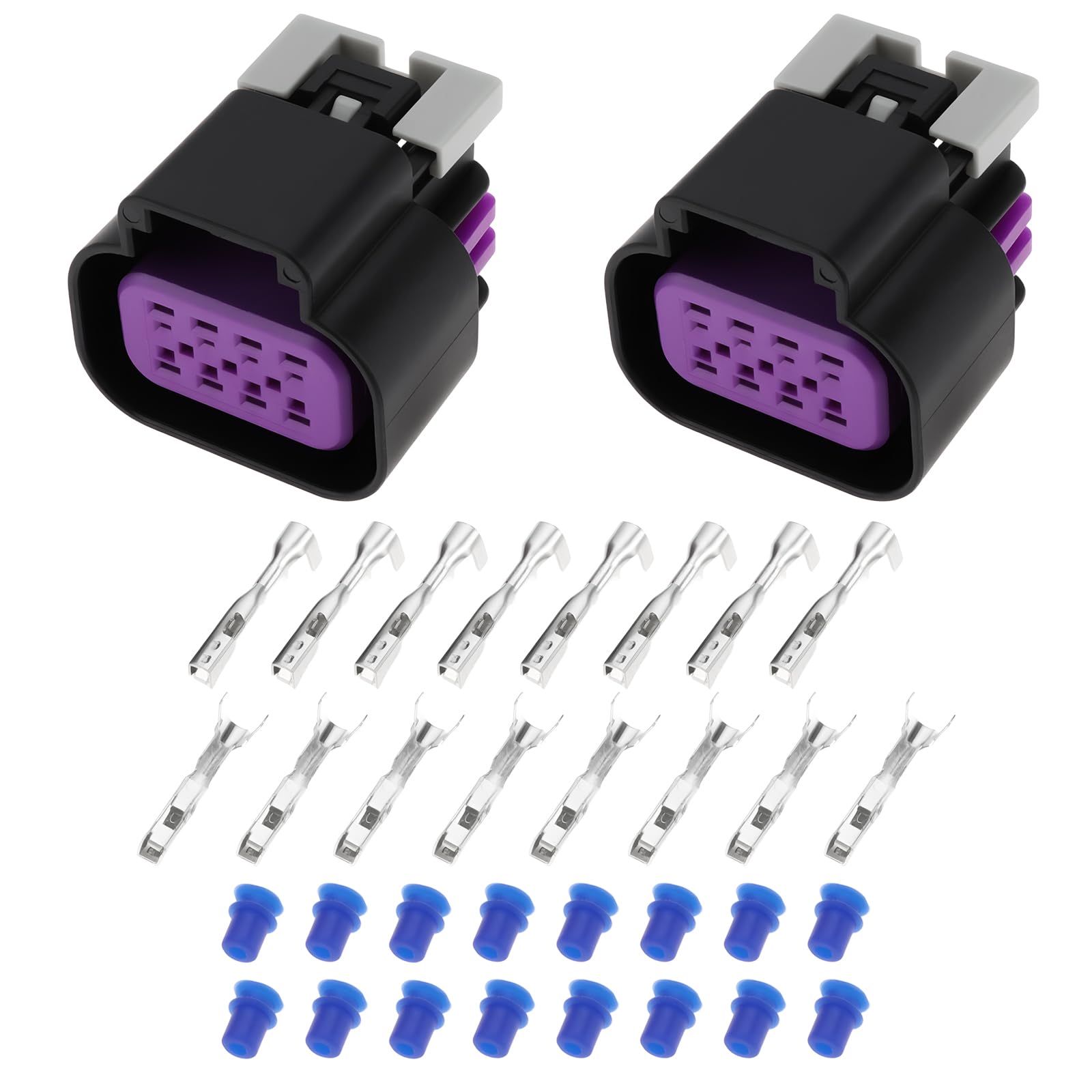 2x 8-poliger Auto-Stecker Für Peugeot Boxer/Fiat Ducato Rücklicht - Ersatzstecker