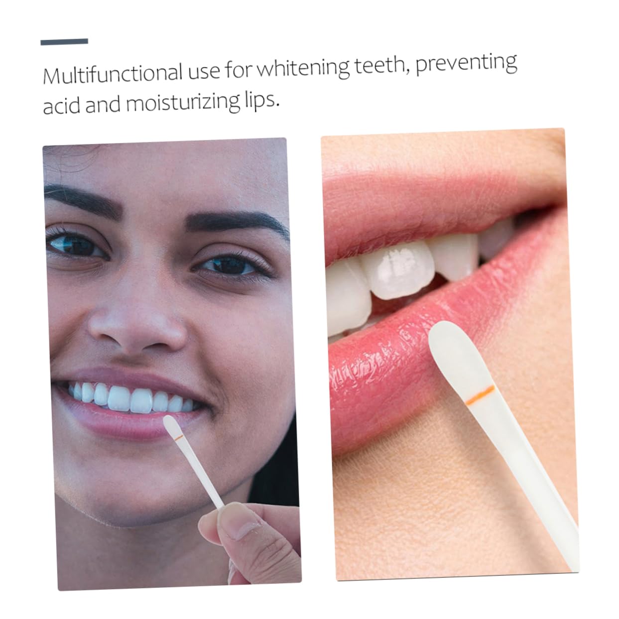 SOESFOUFU Break off Lip Care Stick Swab Disposable Ve Stick Tooth Acid Proofing Lip Moisturizer