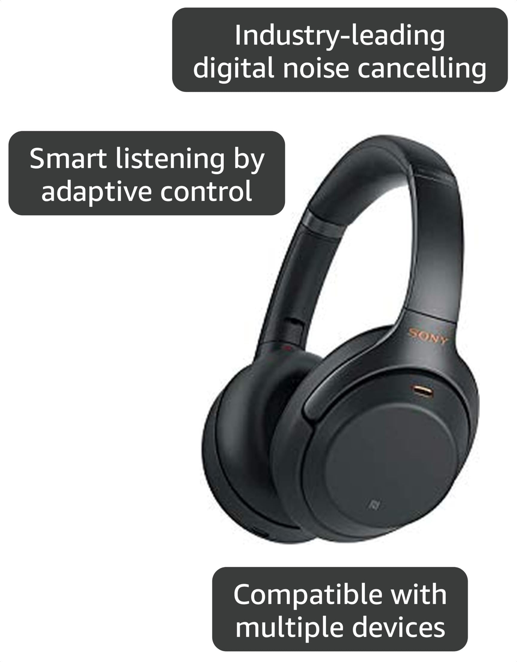 Amazon.com: Sony WH1000XM2 Premium Noise Cancelling Wireless