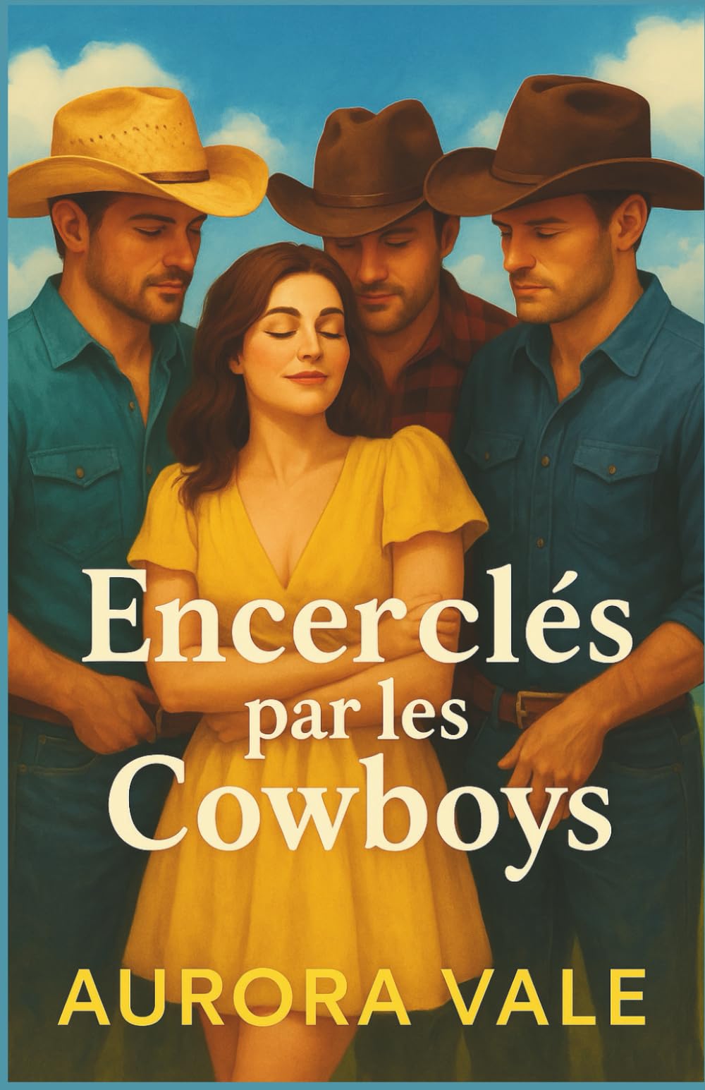 Encerclés par les Cowboys: Une Romance de Harem à l'Envers (Série de Romances Reverse Harem)