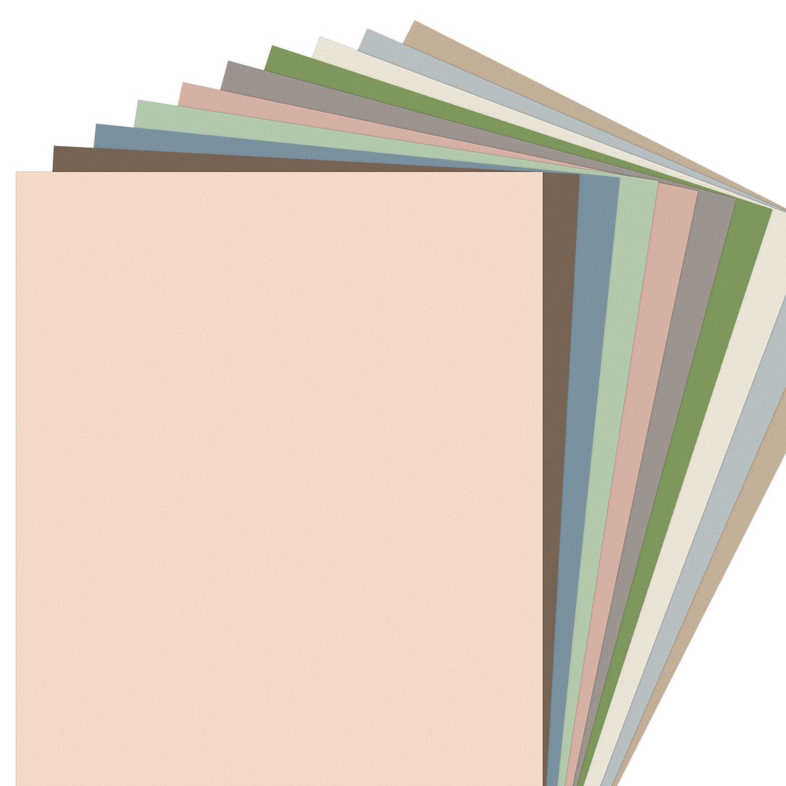 AUAUY A4 Morandi Cardstock, 60 Sheets 230Gsm Thick for DIY Crafts, 10-Color
