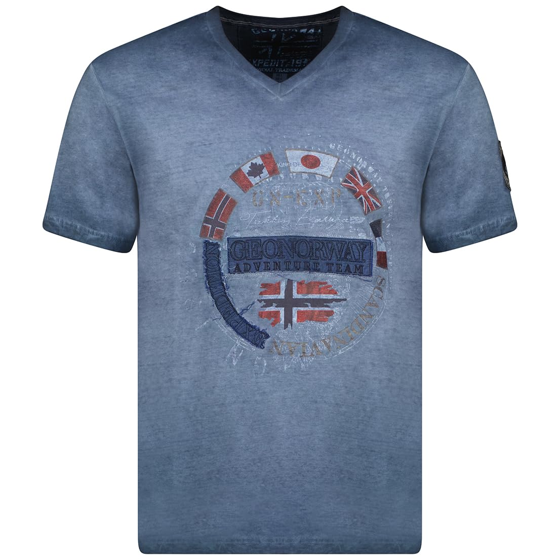 Geographical Norway Men's Jarico t Shirt, Marine, S