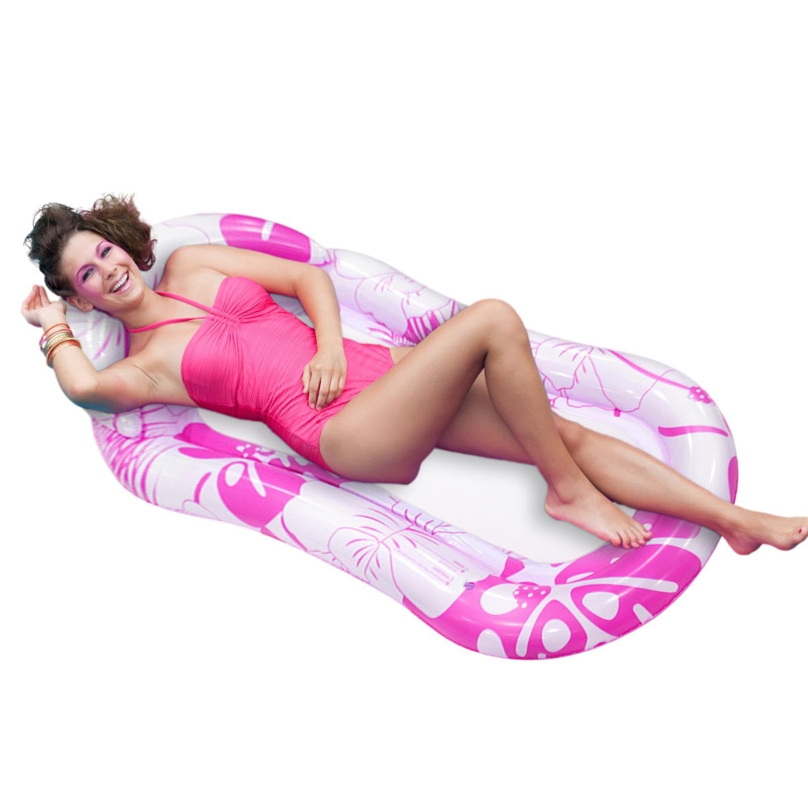 Lettino galleggiante per piscina - Pool Float Lounge per piscina - Galleggianti per piscina per impieghi gravosi, galleggianti gonfiabili per piscina, zattera prendisole per piscina