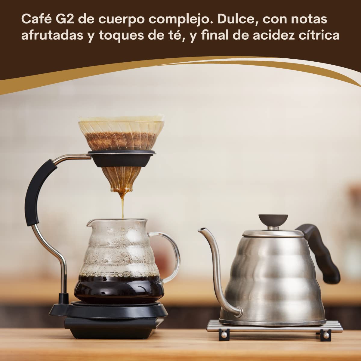 Café Platino Aborigine - Café Molido de Etiopía Sidamo Tostado 250g - 100% Arábica G2