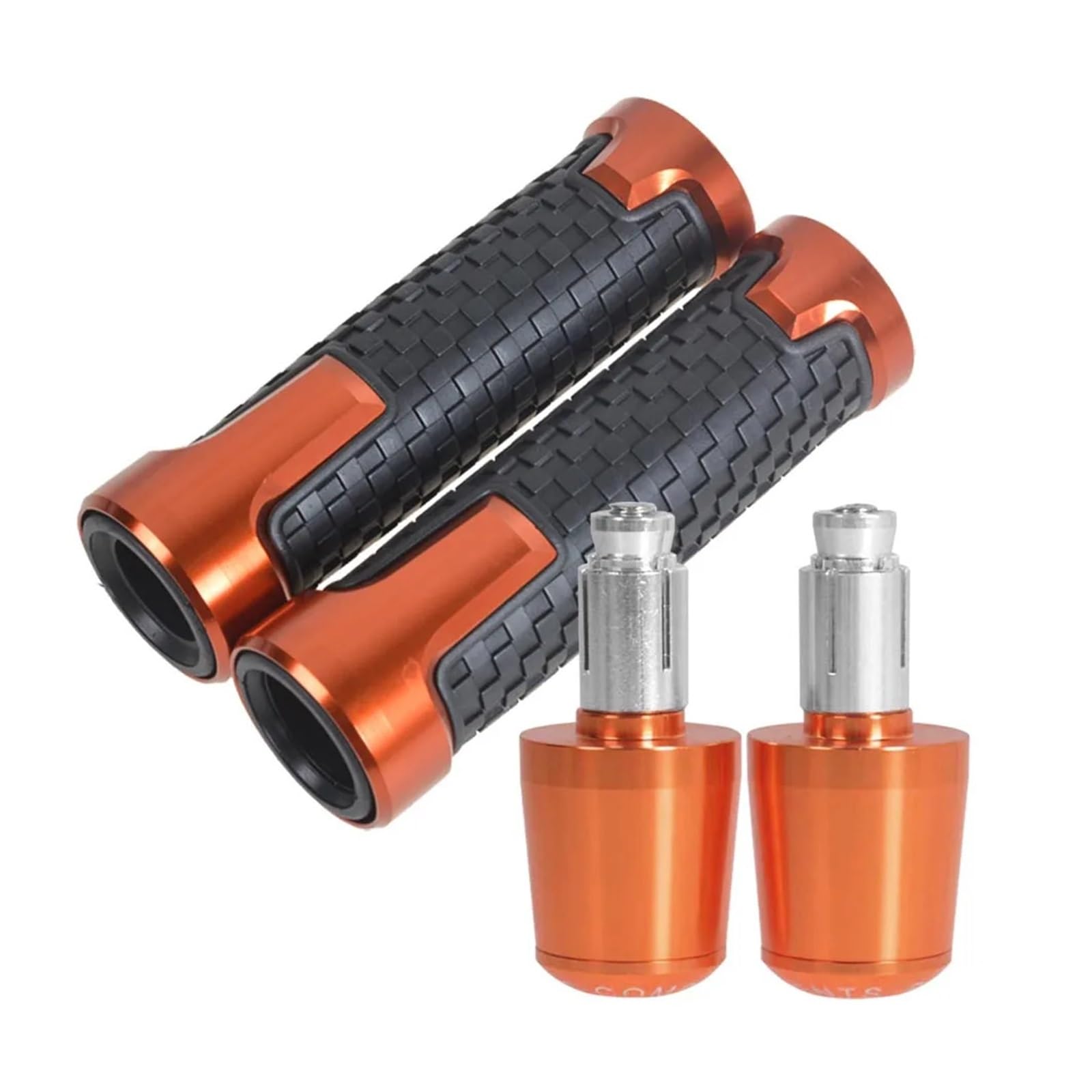 Manopole Manubrio Moto Impugnatura Per SU@&ZUKI GSR400 GSR750 GSR600 2006-2021 Moto Manubrio Grip Ends Plug(17)