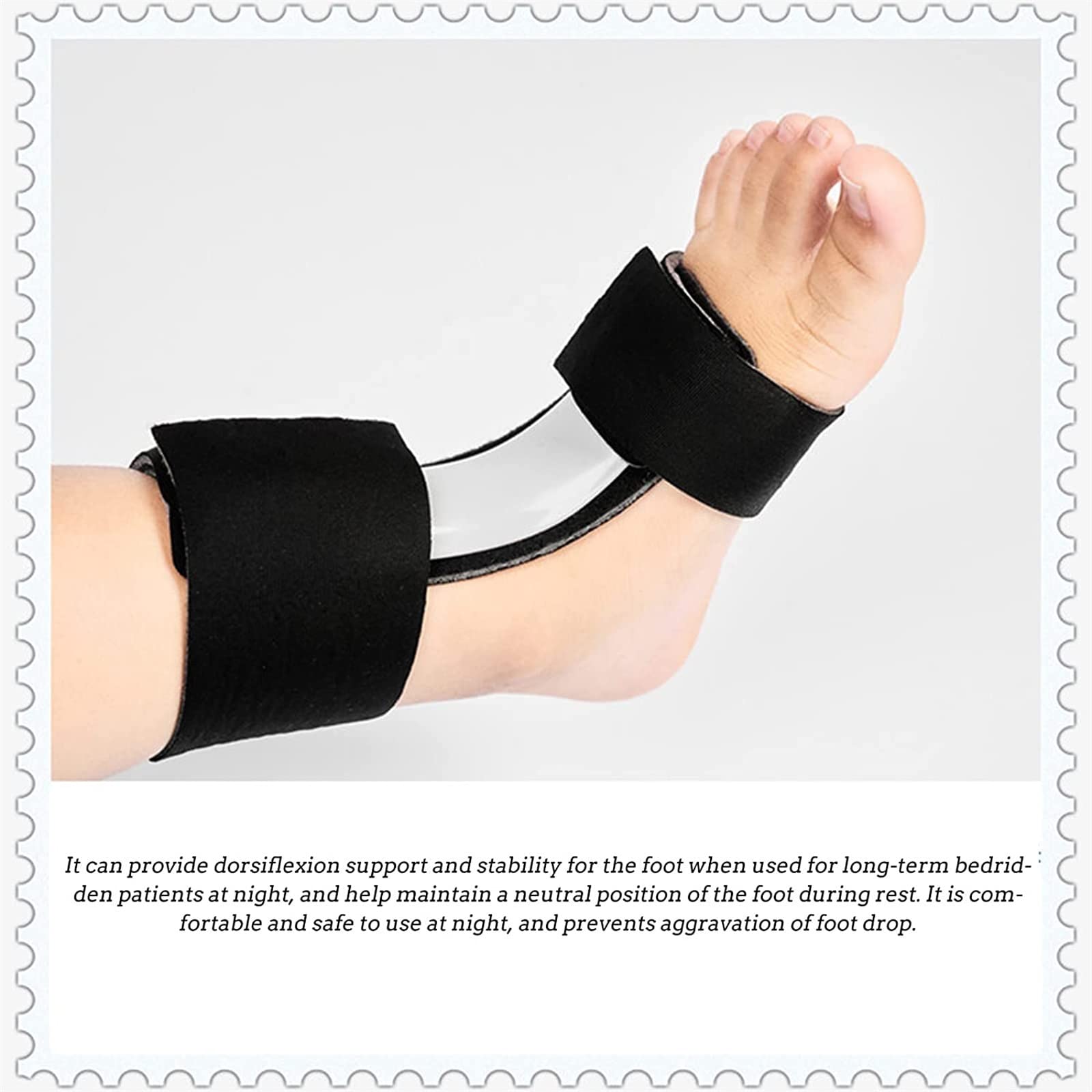 Férula nocturna para fascitis plantar para niños, órtesis para caída del pie, soporte cómodo y suave, herramienta de recuperación de fracturas de la articulación del tobillo, férula para tendinitis,