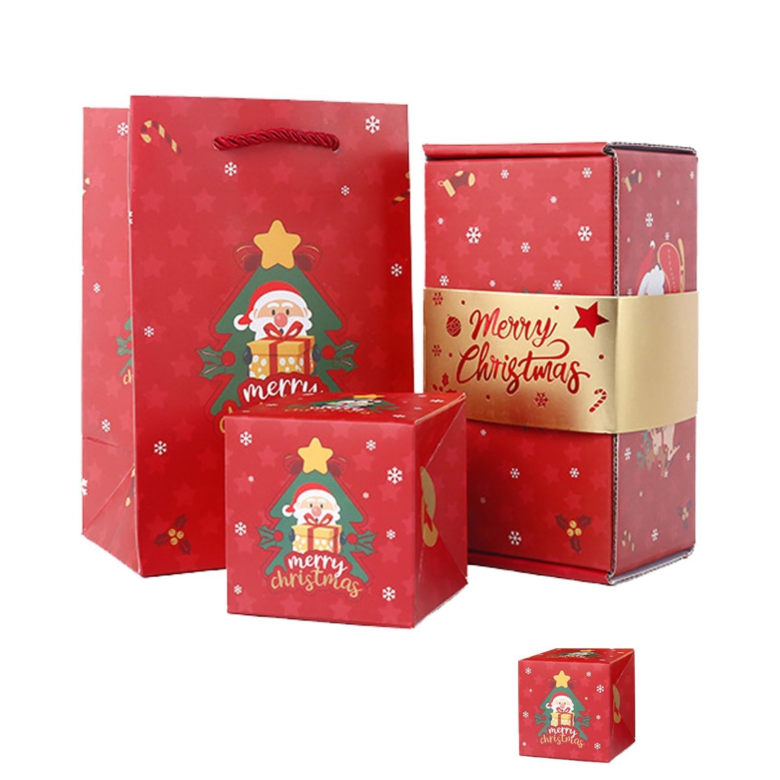 Nucelit Pliable Christmas Decoration Box for Celebratory Storage and Creative Displays Compact Holiday Deck Planner