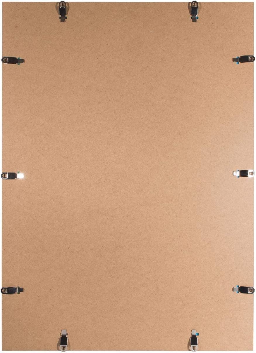 Cornice A Clip 50x70 Cm Senza Cornice - Vetro Acrilico E Retro In MDF - Perfetta Per Poster E Foto - 6