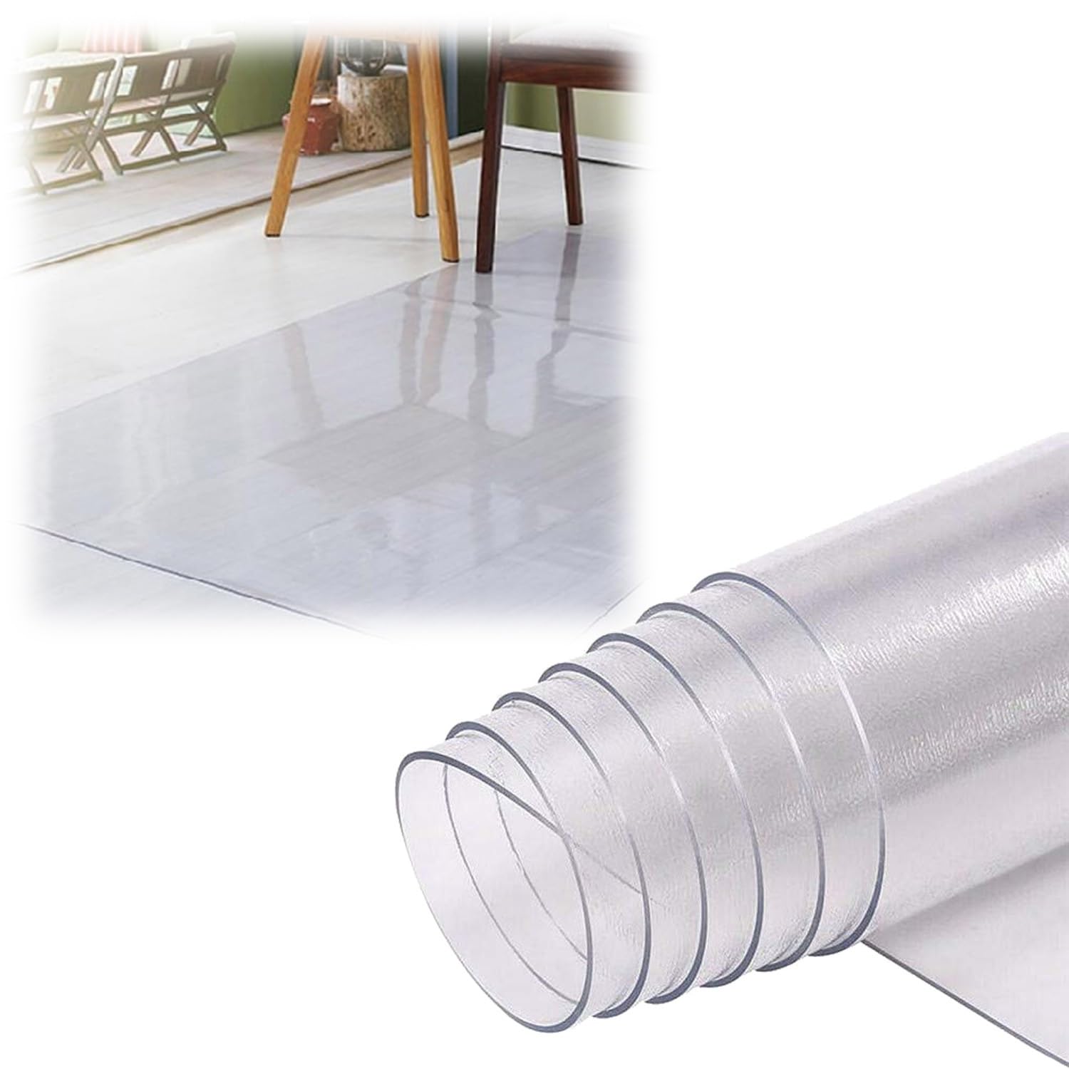Office Desk Chair Mat Clear 0 06 Thick PVC Table Protector Cover Pad Transparent Carpet Floor Protector Mat