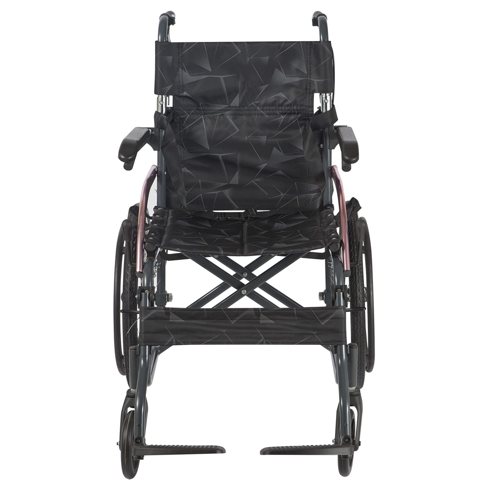 Silla de Ruedas Manual Ultraligera ergonómica, Silla de Ruedas Manual Plegable de Aluminio para discapacitados