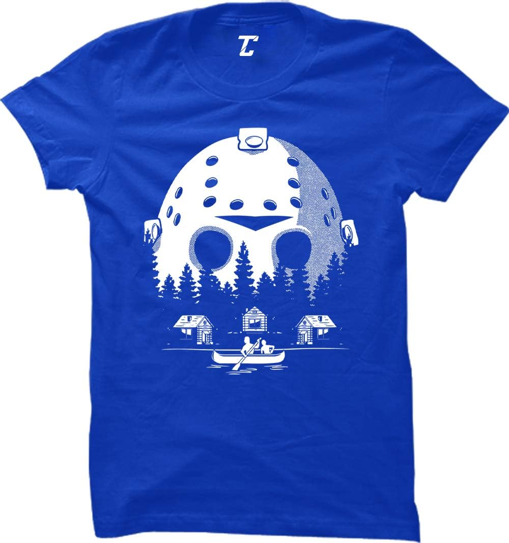 Camp Crystal Lake Scenery - Jason Mask Women's T-Shirt
