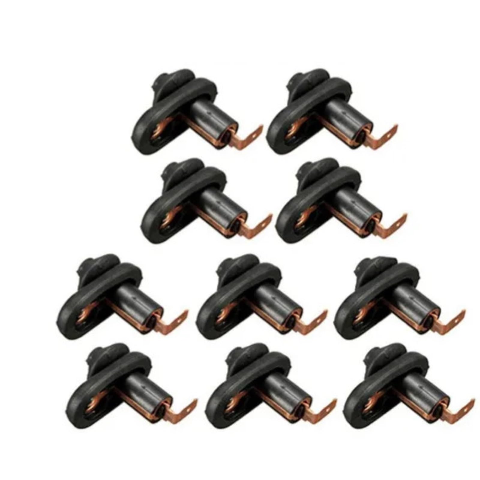 Momentaner Druckknopfschalter 1 bis 10 STÜCKE Türlichtschalter Passend für Universal-Auto-Fahrzeug-Innenraumbeleuchtung Lampenschalterknopf Schwarz Langlebig(10PCS)