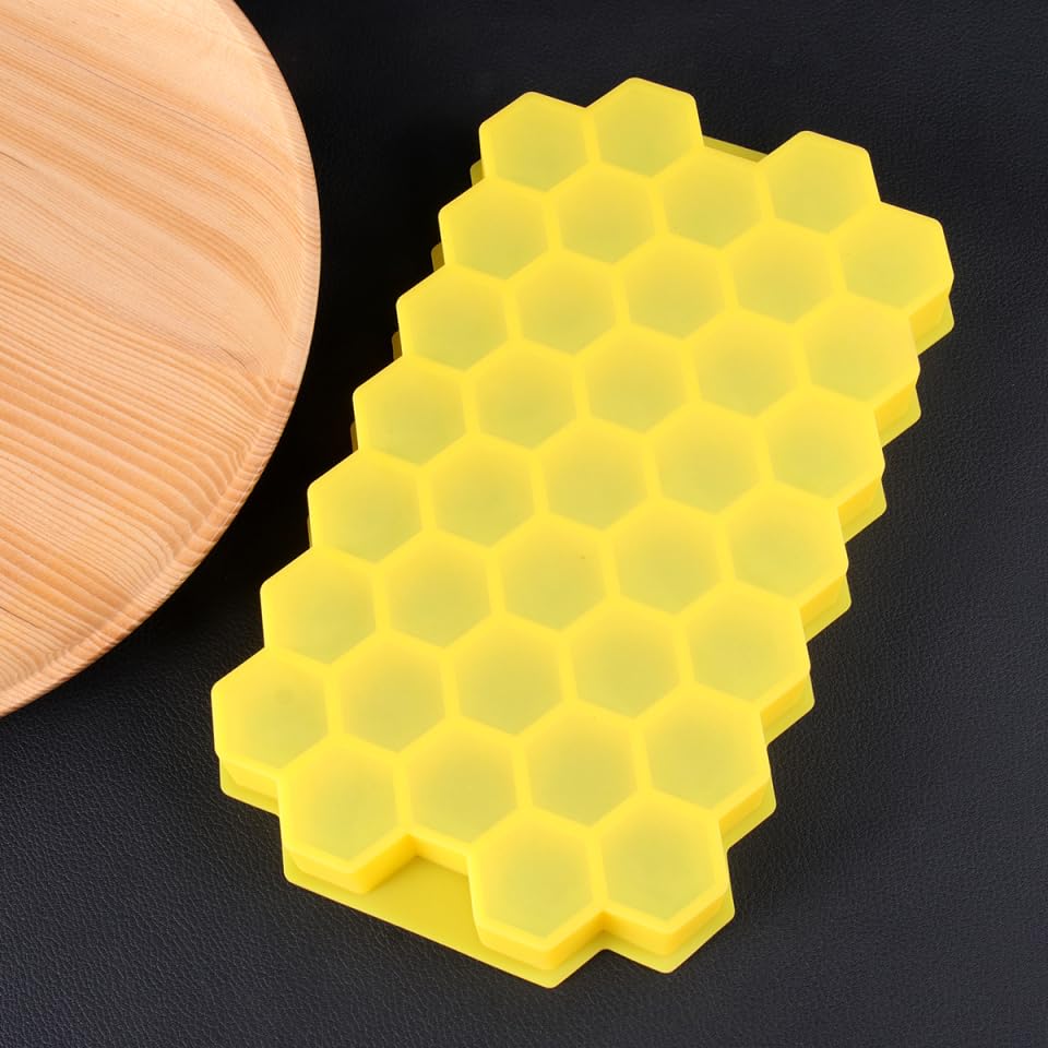 Molde de hielo hexagonal de silicona de 37 cavidades miniatura 7