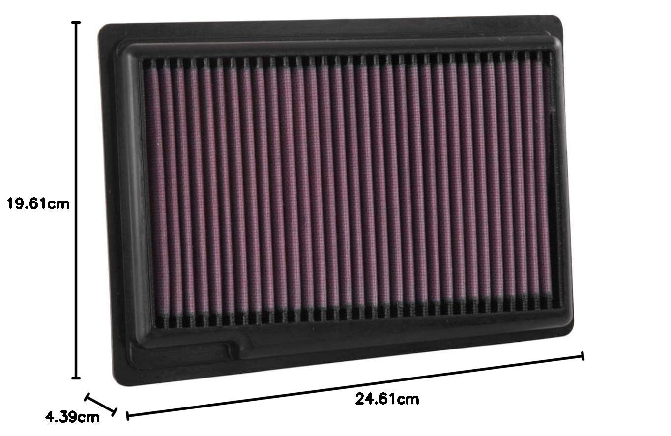 K & N filtro aria Tipo 1.3d/1.4/1.6d/1.6 2015- (33 – 3087), Rosso