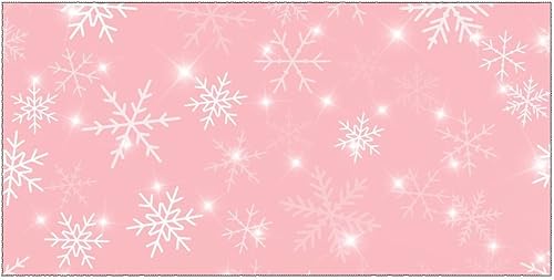 Miniatura 8 de MoBlinko Alfombra de cocina de Navidad con copos de nieve blancos, alfombra de baño de invierno, antideslizante, lavable, alfombra de pasillo para