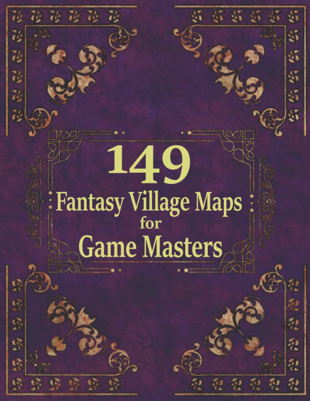 149 Fantasy Village Maps for Game Masters: Unique Town Maps, GM aid for tabletop role playing games (Fantasy Tabletop Gaming Maps)