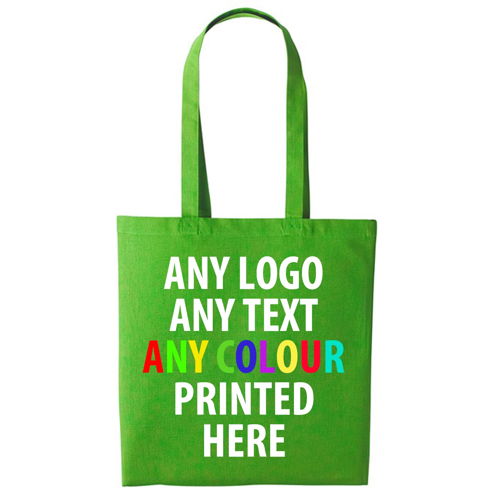 Expert Workwear Personalised Tote Shopping Bag Cotton Gym Beach Bridesmaid Hen Do Wedding Custom Tote Design Bag - Any Text | Any Colour | Any Logo | Any Photo