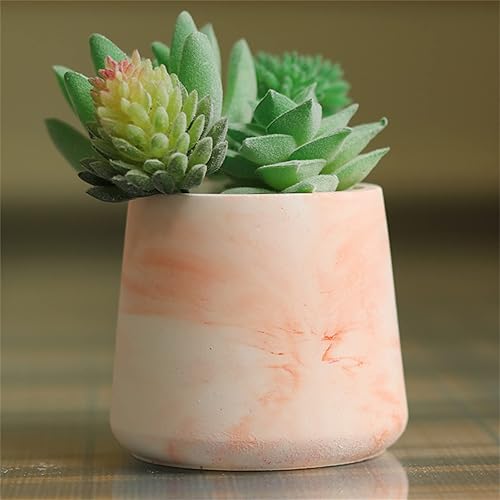 Miniatura 3 de Molde redondo de hormigón para flores, molde de silicona, yeso, suculenta, florero, cemento, arcilla, portavelas, caja de almacenamiento de resina