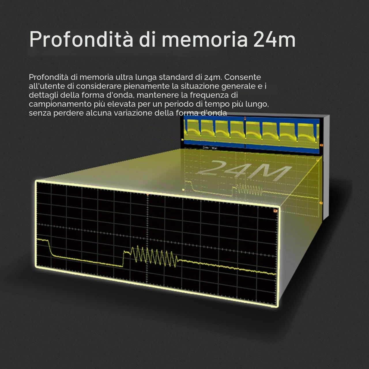 RIGOL Oscilloscopio,DS1054Z Oscilloscopio Digitale,4 Canali,50MHz,1Gsa/s,24Mpts,30000wfms/s,Trigger e Decodifiche Gratuiti,3 Anni di Garanzia Gratuita
