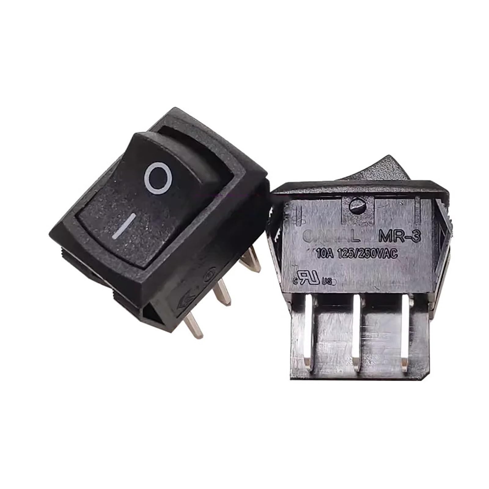 AUOQKQUT 1pc MR-3 6P 2gears (on-off) ship-type switch warping switch 21 * 15mm 10A250V T85