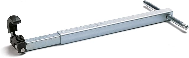 RIDGID 31180 Adjustable 10" to 17" Fold Over Telescoping Basin Wrench for Tight Spaces, 1-1/4" to 2-1/2" Pipe Capacity