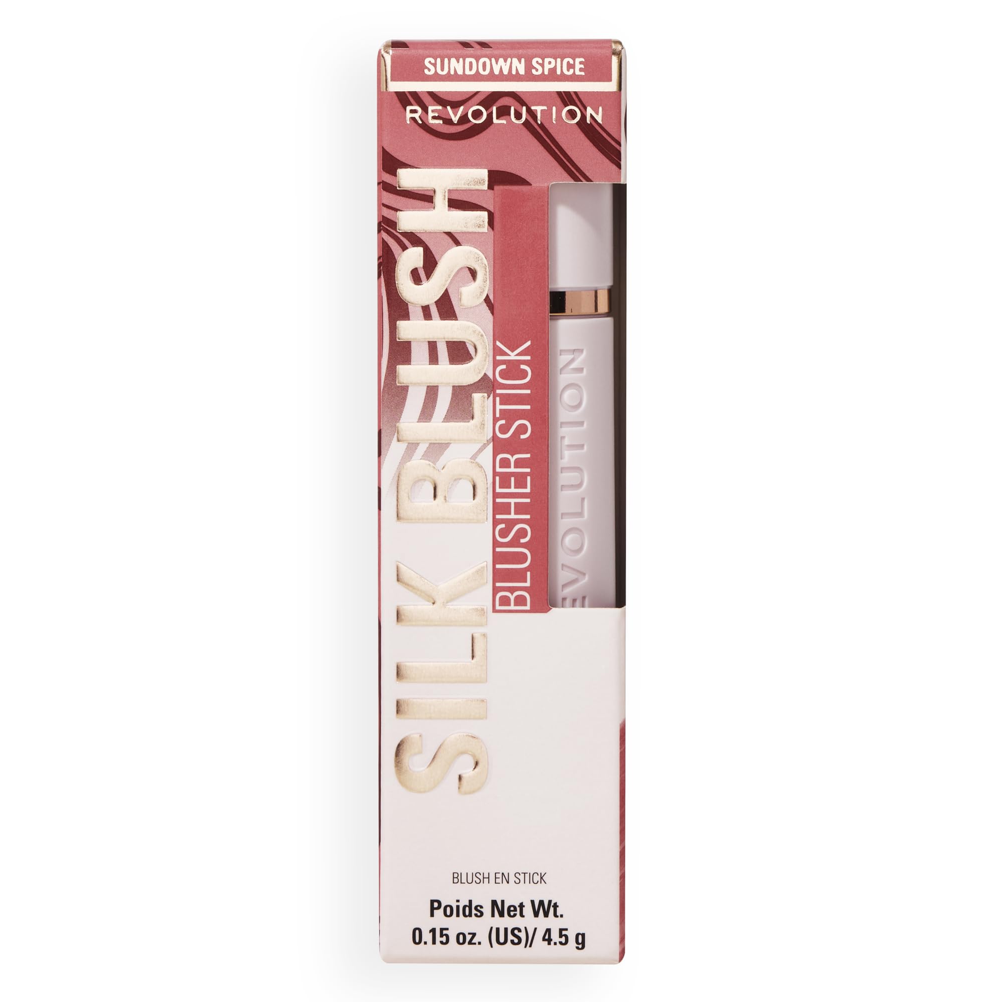Revolution, Skin Silk Marble Blush Stick, Buildable Colour for Cheek Eye, & Lip, Cream-to-Powder Formula - Image 4