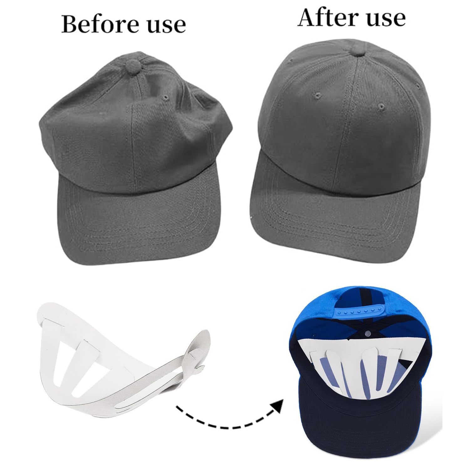 Confezione Da 2 Organizer Per Cappelli Da Baseball, Portacappelli